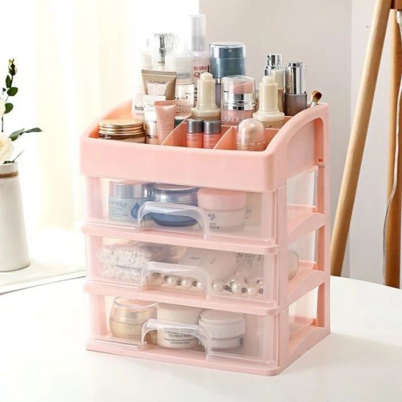 (ACEH) RAK KOSMETIK/ RAK KOSMETIK 3 SUSUN/ RAK KOSMETIK 3 LACI