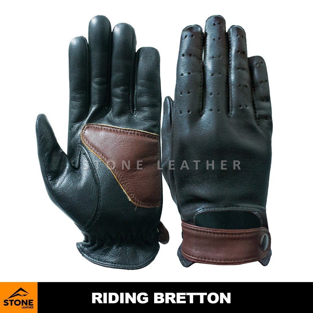 SARUNG TANGAN MOTOR PRIA RIDING BRETTON / SARUNG TANGAN KULIT / SARUNG TANGAN PRIA