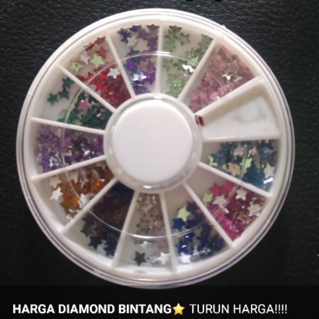 Diamond gigi motif  BINTANG per biji