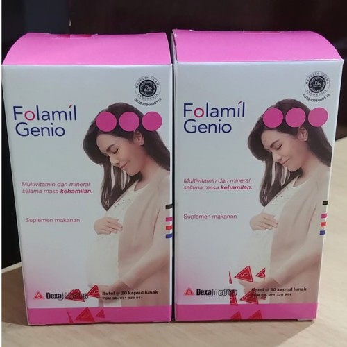 Folamil Genio isi 30 kapsul polamil genio folamil jenio per box