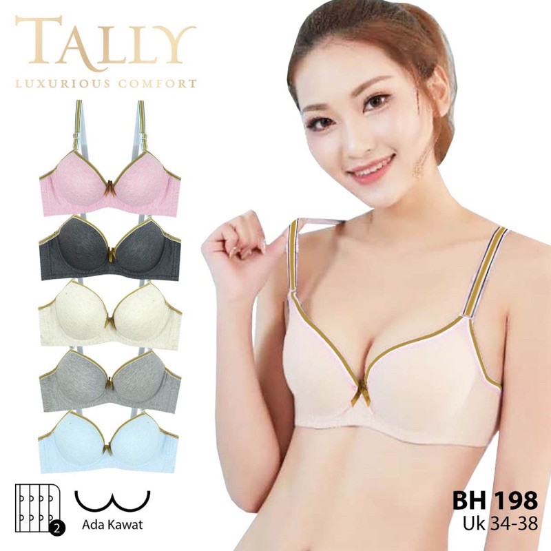 TALLY BRA BH 198/908 I CUP B KECIL | ADA BUSA I ADA KAWAT I SIZE 34-38