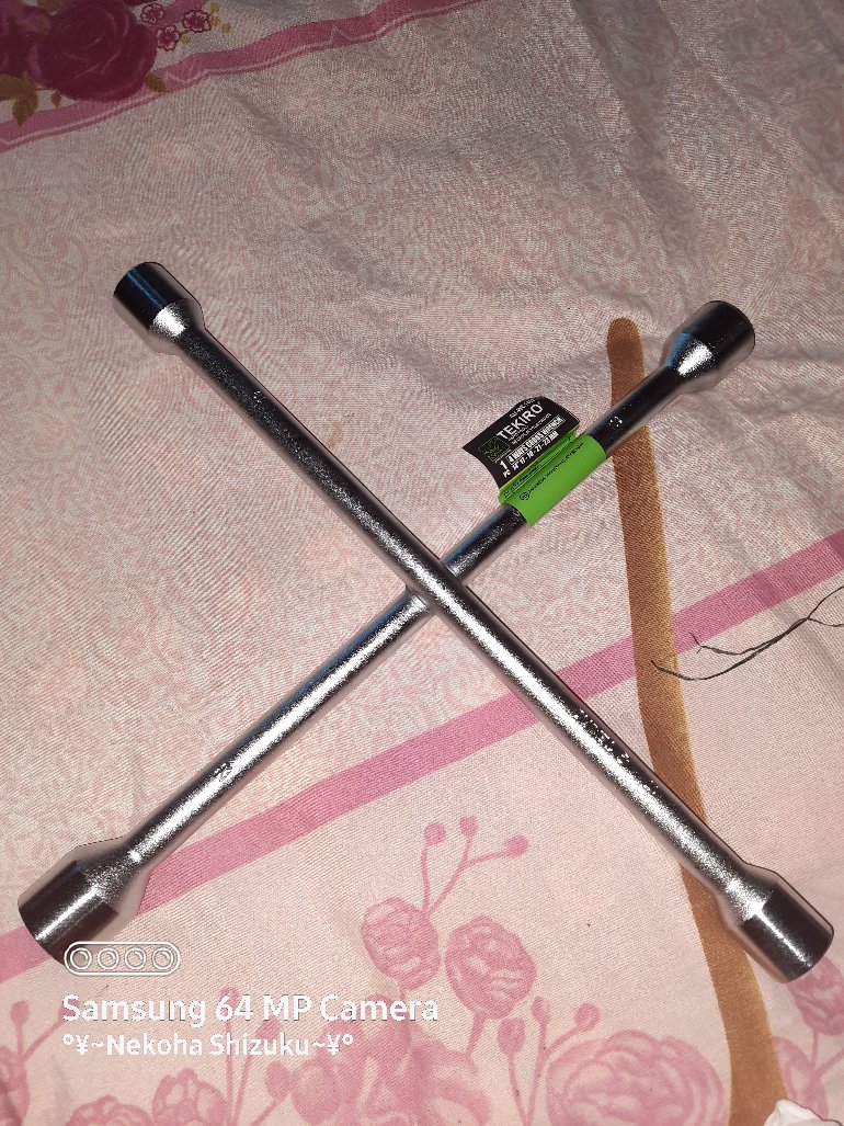 Tekiro 4 Way Cross Wrench 14 Au-wc1463 / Kunci Roda Palang 14