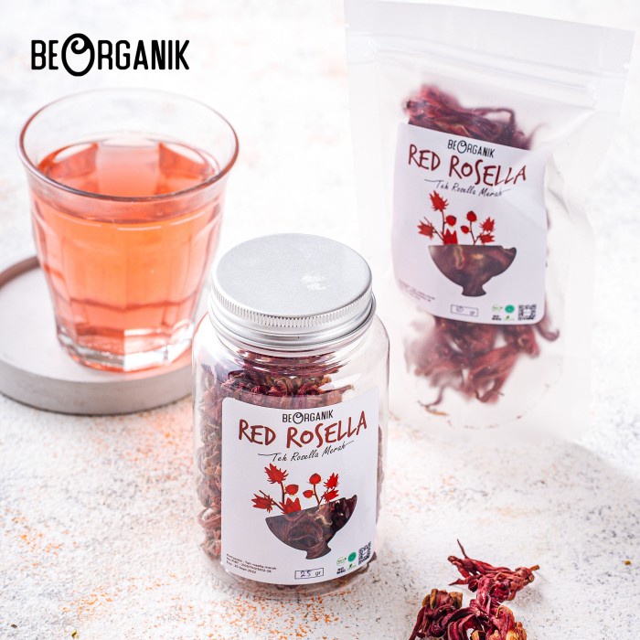 

B062D Teh Rosella Merah / Red Rosella Beorganik 10Gr - Toples 25Gr 054S