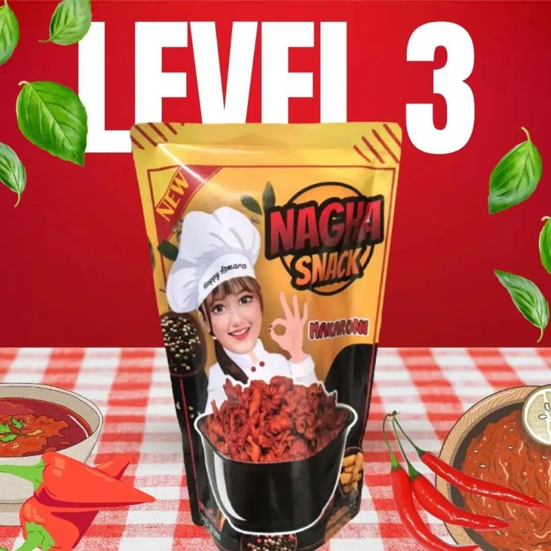 

Makaroni Spiral Pedas Level 3