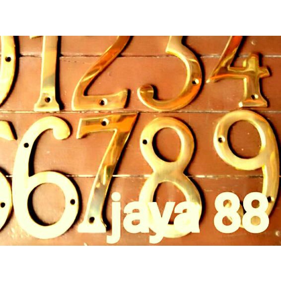 ☑ Nomor rumah huruf angka plat rumah ✲