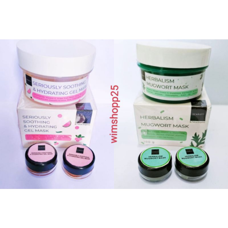 SCARLETT WHITENING MASK/MASKER WAJAH SCARLETT ORIGINAL