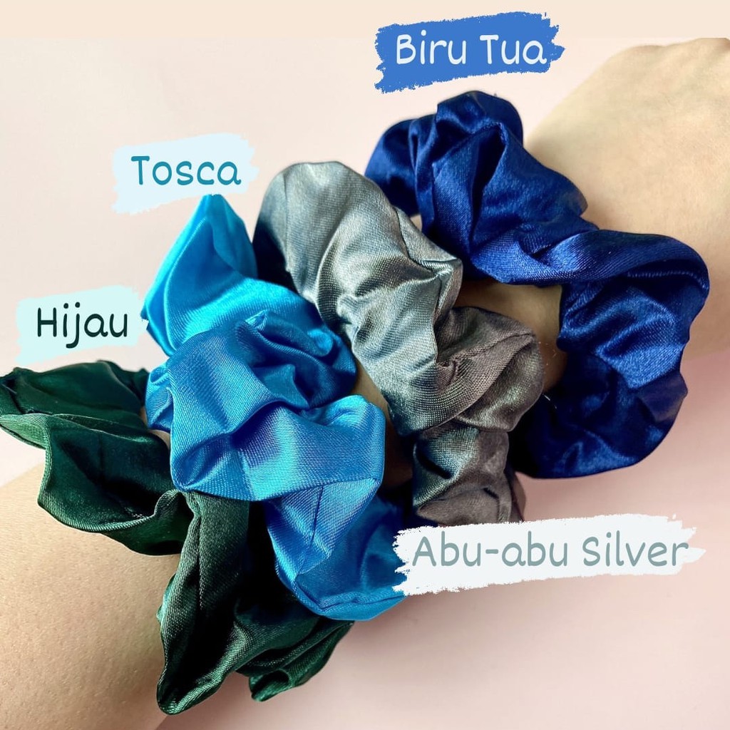 ✅COD Scrunchie , Scrunchies, Cepol, Cemol, Ikat Rambut, Kunciran Rambut, Cepol Hijab