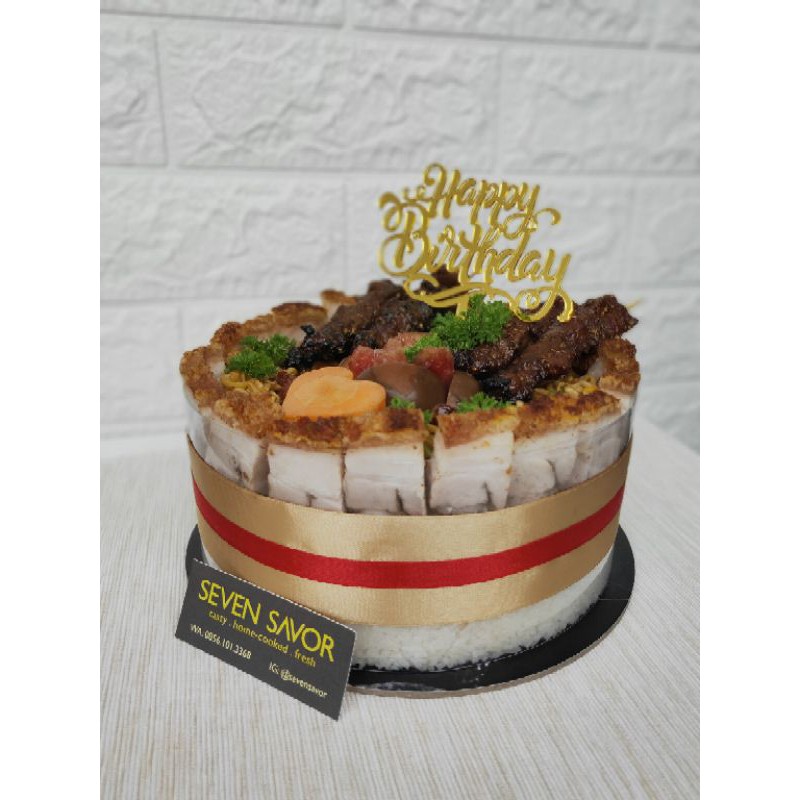 

Pork cake kue ulang tahun babi panggang