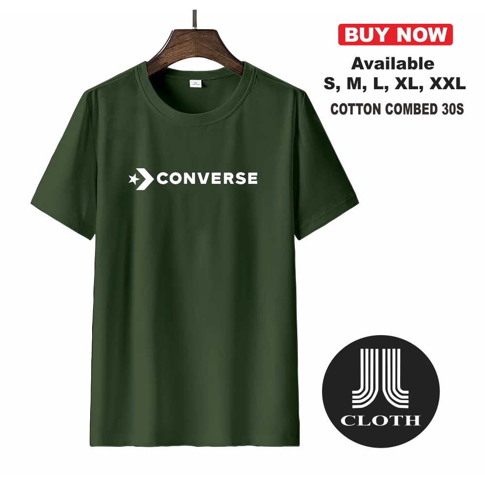 Tshirt Baju Kaos Distro Sport Converse / Kaos Distro Pria Wanita