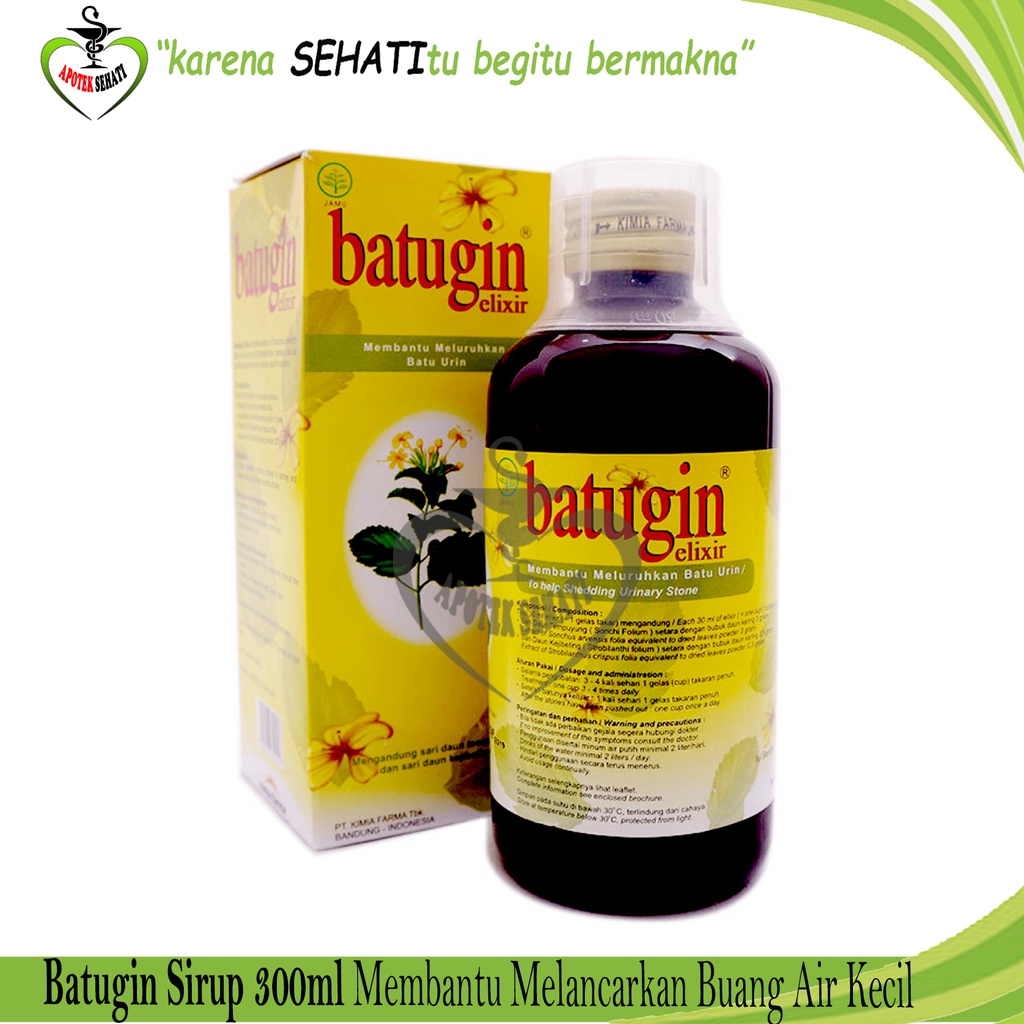Batugin Elixir Sirup Herbal Ekstrak Daun Tempuyung