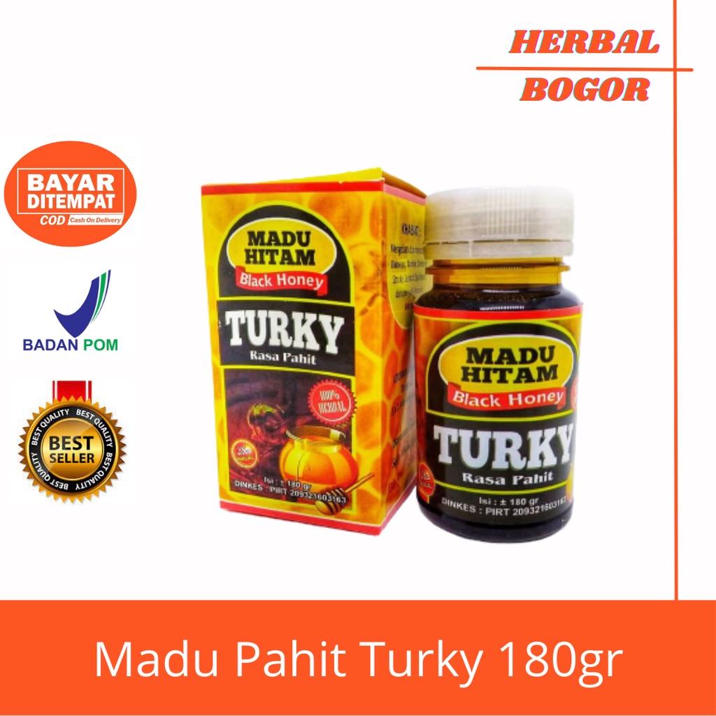 

Madu Hitam Pahit TURKY-MADU DIABETES 180gr