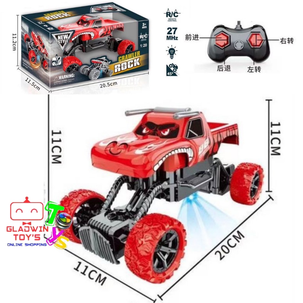 MAINAN MOBIL MONSTER REMOTE CONTROL MINI CLIMBER CROSS COUNTRY