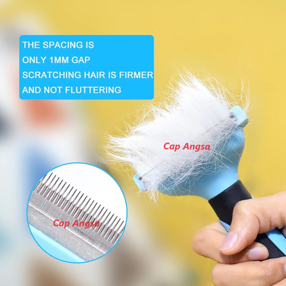 SISIR CUKUR HEWAN ANJING KUCING KNIFE SHEDDING TRIMMER KNOT COMB BRUSH GROMING DOG CAT HAIR REMOVER