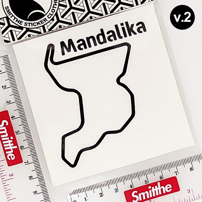 Stiker MANDALIKA Sirkuit Cutting Sticker Decal untuk aksesoris Mobil Motor