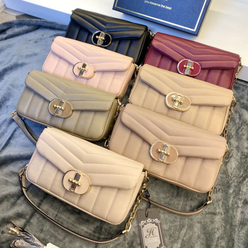 VICTORIA BAG JIMSHONEY TAS SELEMPANG WANITA SLINGBAG (FREE EXCLUSIVE BOX)