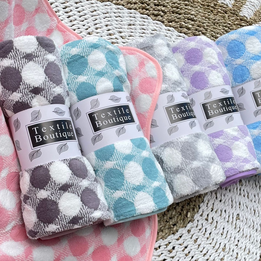 Handuk Bayi Motif Polkadot Baru Lahir Handuk Bayi Handuk Anak Handuk Mandi Kain