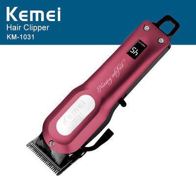 Kemei Mesin Cukur Rambut KM-1031 Cordless Rechargeable Hair Clipper