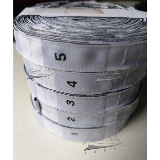 

Nainalabel - label Size ANGKA - Woven premium