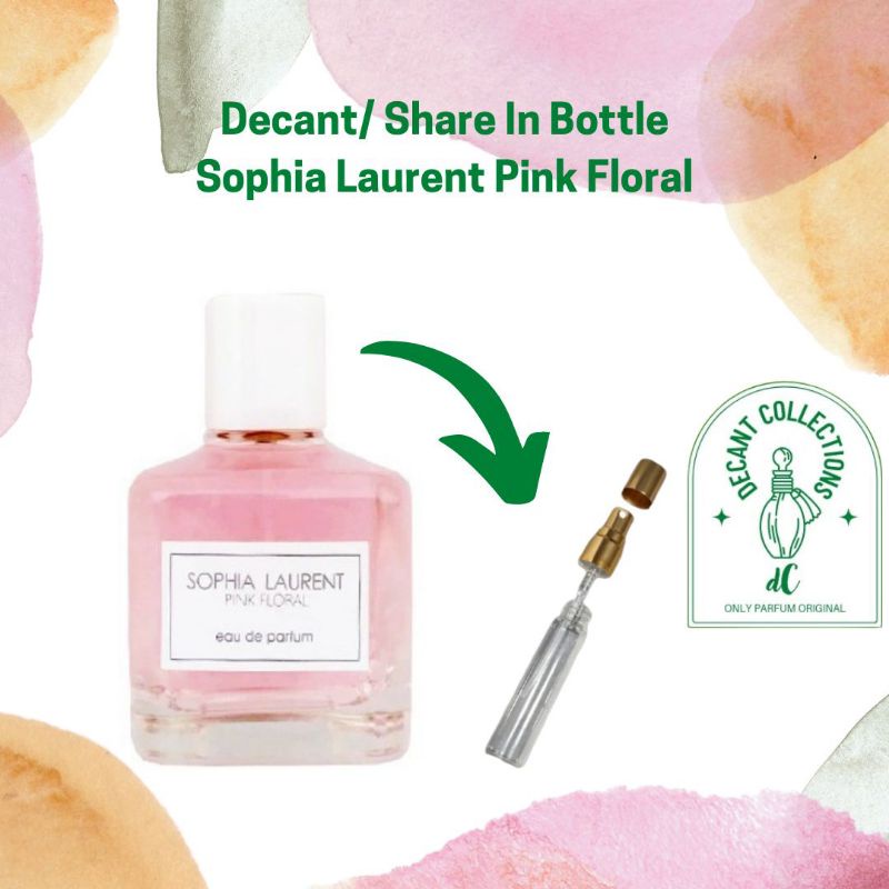 Decant/ Share In Bottle Sophia Laurent Pink Floral