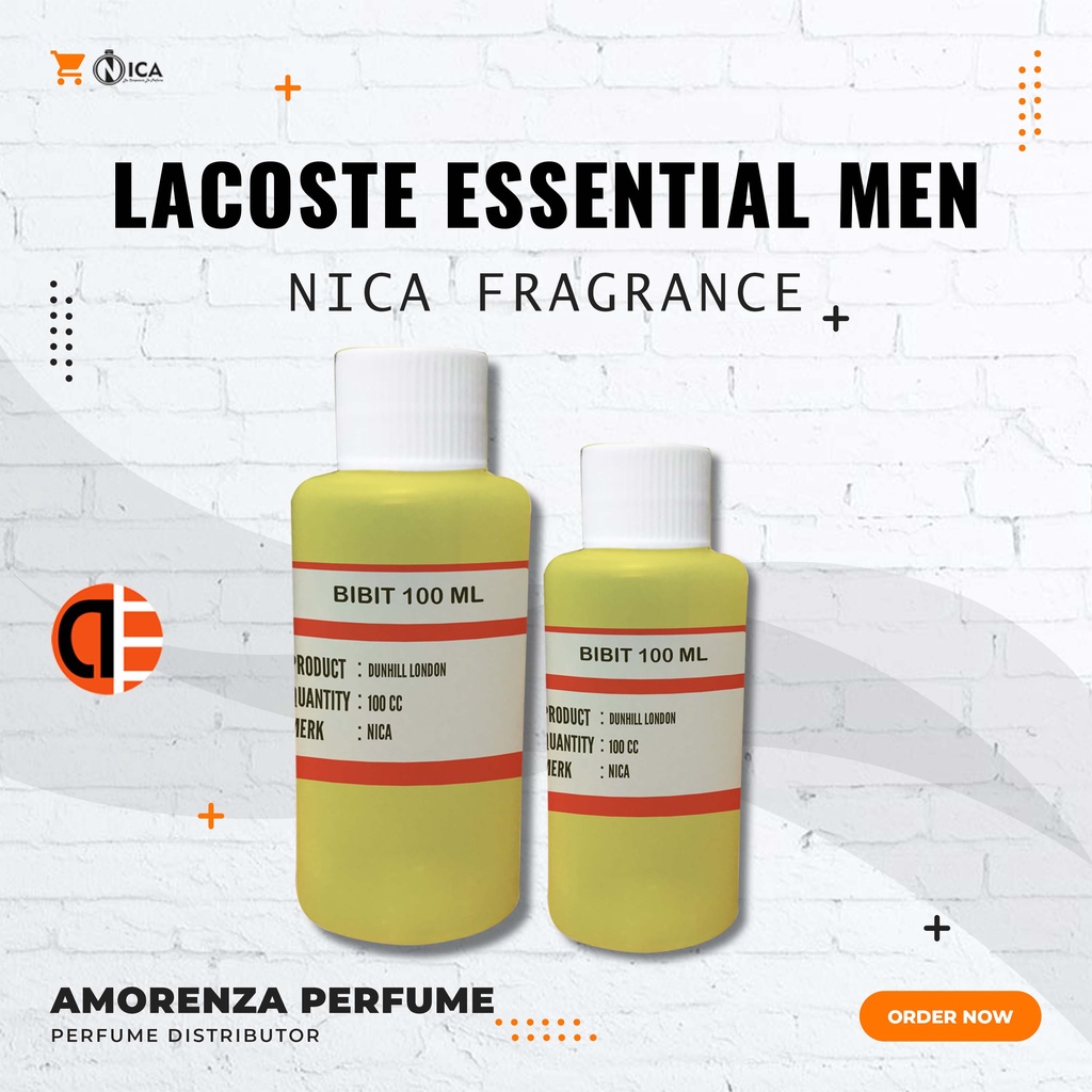 Bibit Parfum Murni LACOSTE ESSENTIAL MEN - ESSEMAN Nica Fragrance 500ml Segel Pabrik