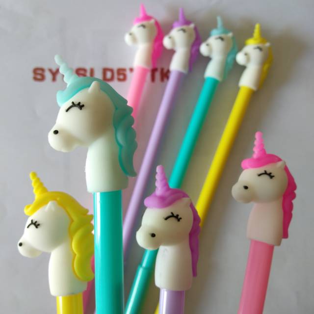 

Pulpen/Pen Gel Karakter Lucu Unik Little Pony (Kuda Pony Kecil)