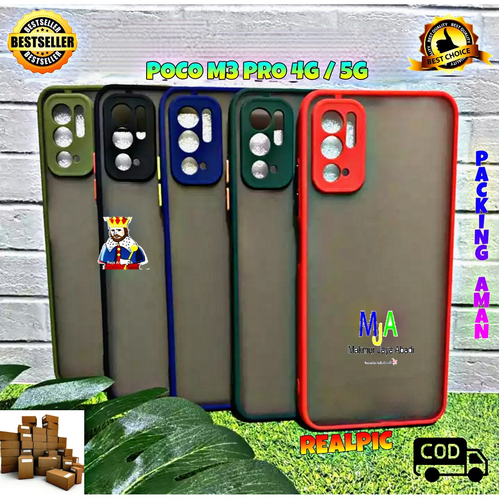 SOFTCASE XIAOMI POCOPHONE POCO M3 PRO - CASE MATTE FULL COLOUR MY CHOICE BUMPER CASE PELINDUNG KAMERA