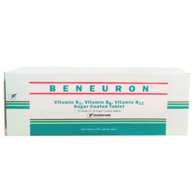 BENEURON Vitamin B Kompleks B1 B6 B12 Strip 10 Tablet  Beneron