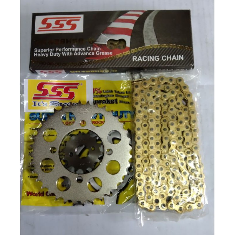 GIR 1 SET/GEAR GIR SET SSS 428 RX KING RXZ FIZR JUPITER MX OLD/MX135 JUPITER Z /VEGA LAMA JUPITER BU