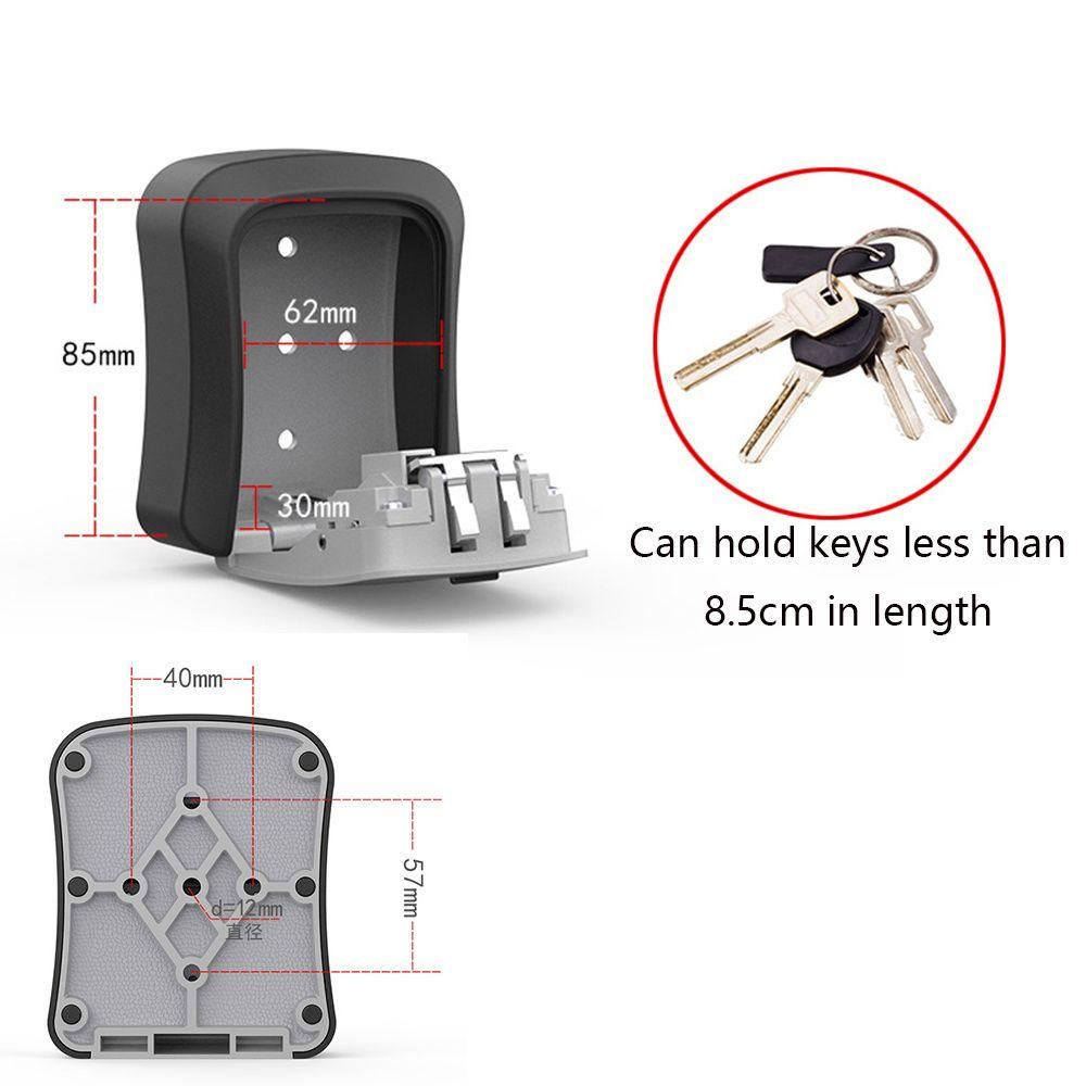 Top Key Box Weatherproof Wall Mounted 4 Digit Password Safe Boxs