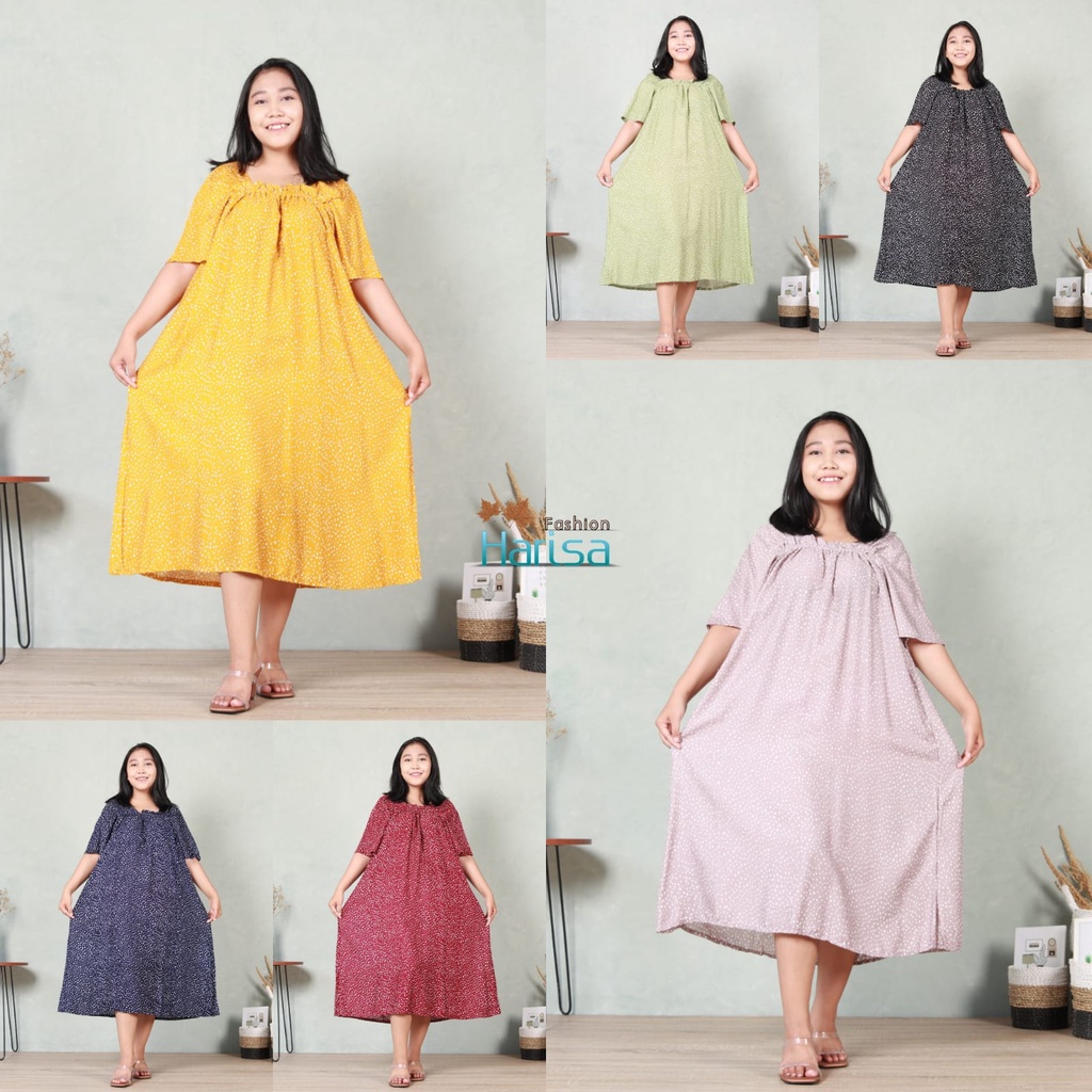 Daster Kerut Rainy Rayon Super