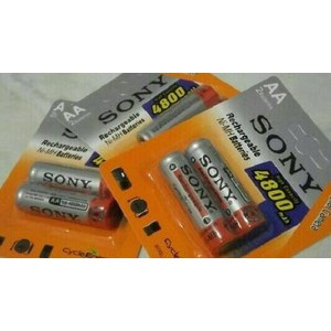 Baterai-Batereis SONY AA 4800mah Rechargeable NI-MH Termurah.