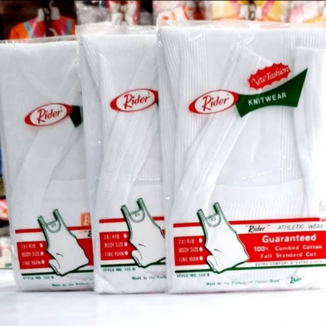 Singlet rider kaos dalam pria rider uk 38,40,42