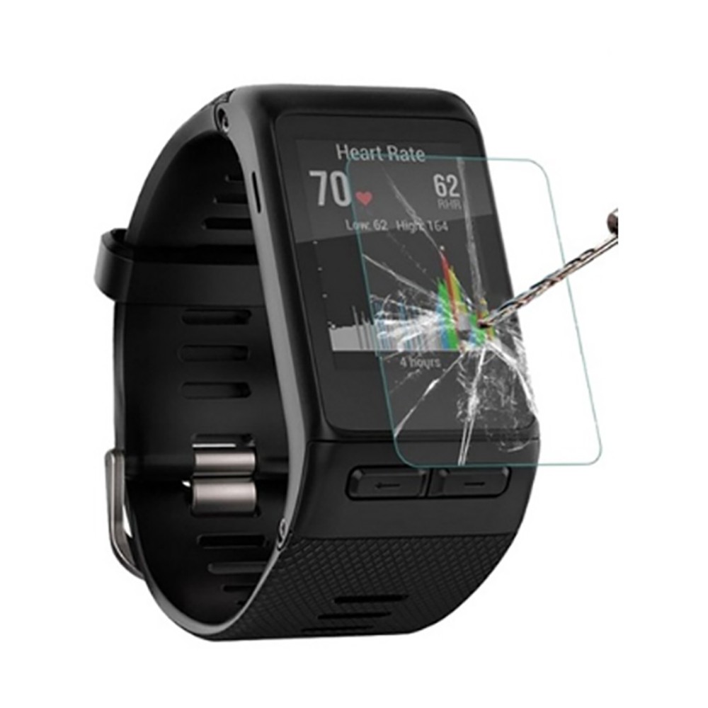 5pcs Pelindung Layar Tempered Glass 9h 2.5d Anti Ledakan Untuk Garmin Vivoactive Hr