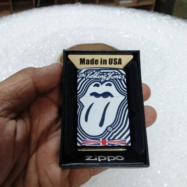 Korek zippo rolling stones keren dan limited