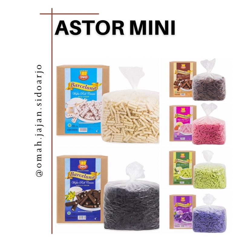 ASTOR/ASTOR MINI/WAFER ASTOR WARNA WARNI