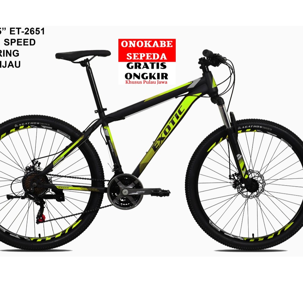 MTB 24 EXOTIC 2651 Shimano 21Sp Mekanik