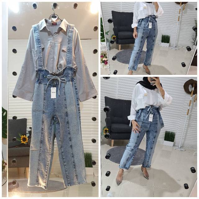 Overall Jeans // Jeans Kodokan Wanita