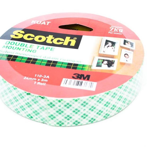 

Promo - 3M Scotch Mounting Double Tape 110-3A 24mmx3m ..