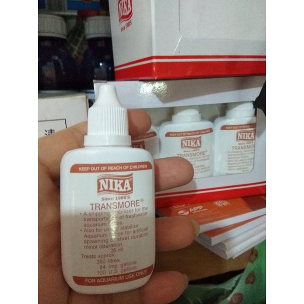 NIKA obat penenang ikan/obat bius ikan Arowana