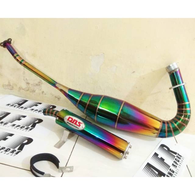 Knalpot Ninja R RR SS Rainbow Pelangi DBS .