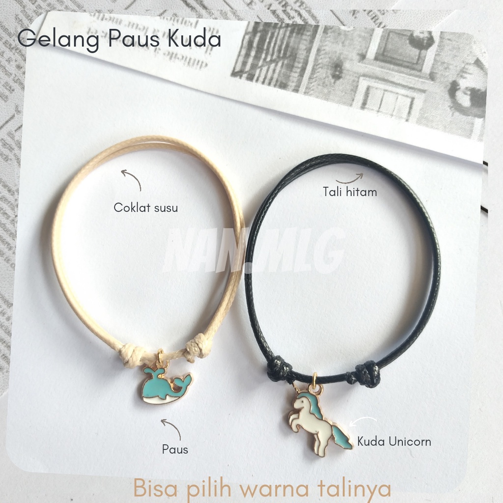 Gelang Tali Paus Kuda Bestie