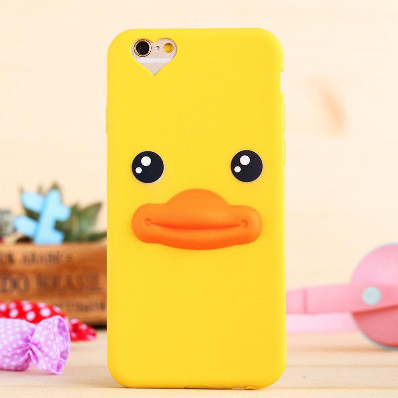 Soft Case Casing Silikon 3D 4D Giraffe, Duck, Panda- Iphone 7, 7+, 8, 8+