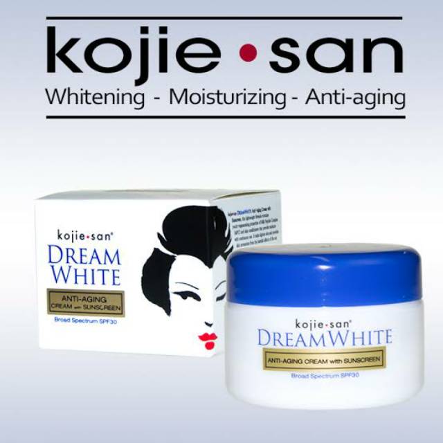 KOJIE SAN DREAM WHITE ANTI AGING OVER NIGHT CREAM 30 GR ORIGINAL / KOJIESAN / KRIM KOJISAN
