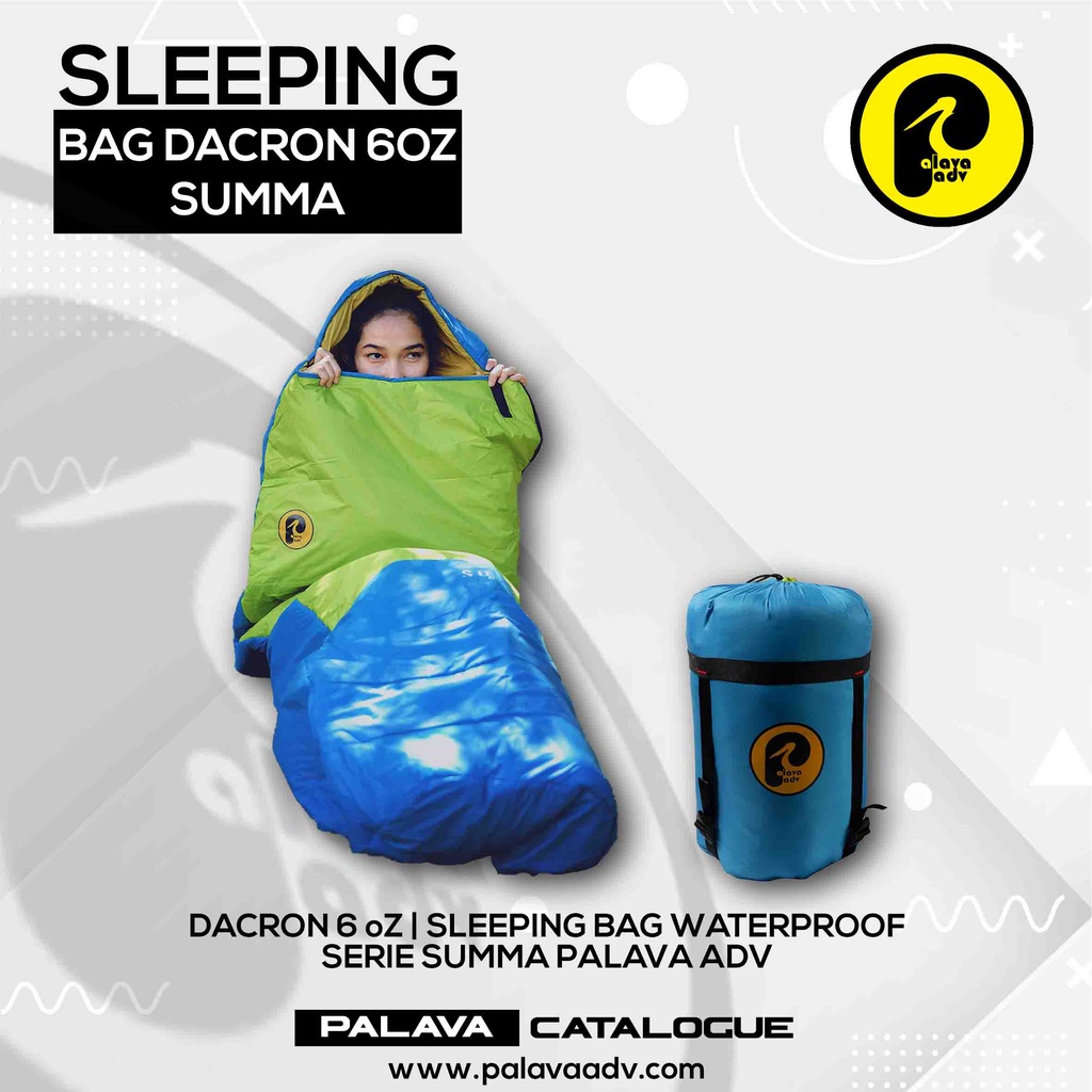 sleeping bag jumbo premium palava adv mummy summa dacron 6oz   6 oz
