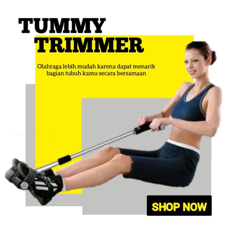 Tummy Trimmer alat bantu sit up olahraga gym pembentuk otot perut alat fitnes alat olahraga