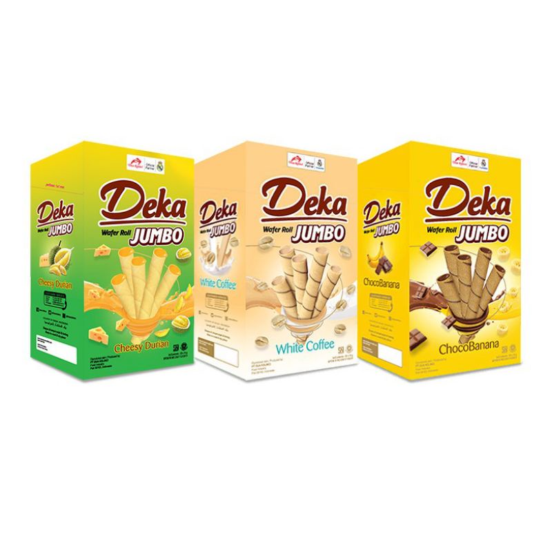 

Deka Wafer Roll Jumbo 1 Box isi 20 Pcs