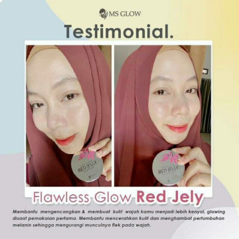 ✨NAGIHI✨ Ms glow Red jelly Extra Glowing