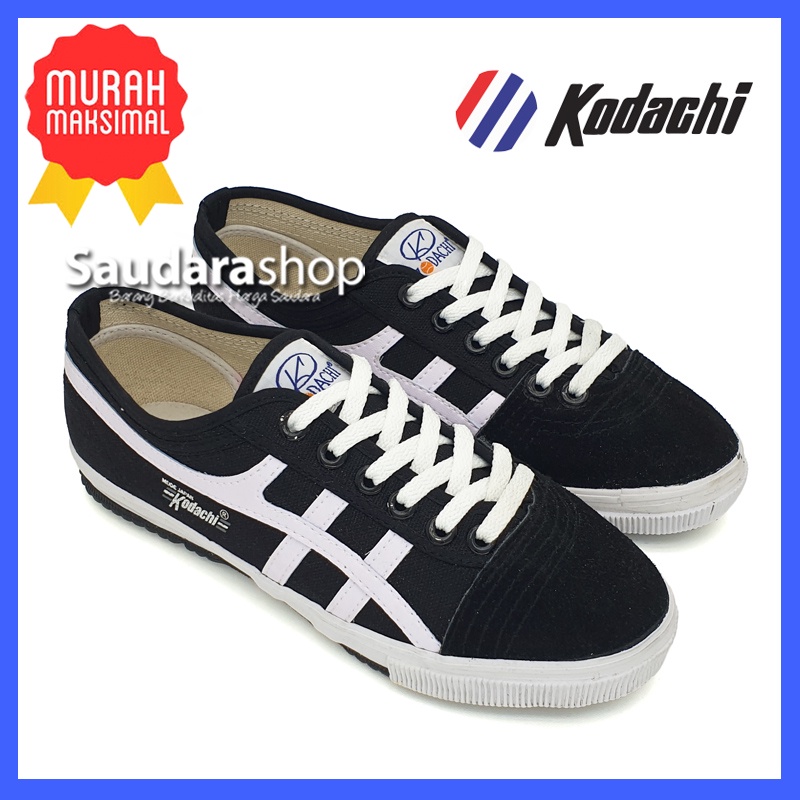 Sepatu Kodachi 8172 Hitam lis Putih / Sepatu Kodachi 8172 / Kodachi Hitam