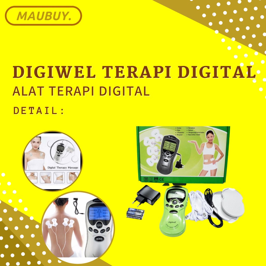 Alat Pijat elektrik dan Terapi Listrik Digiwell Mesin Pijat Therapy Digital