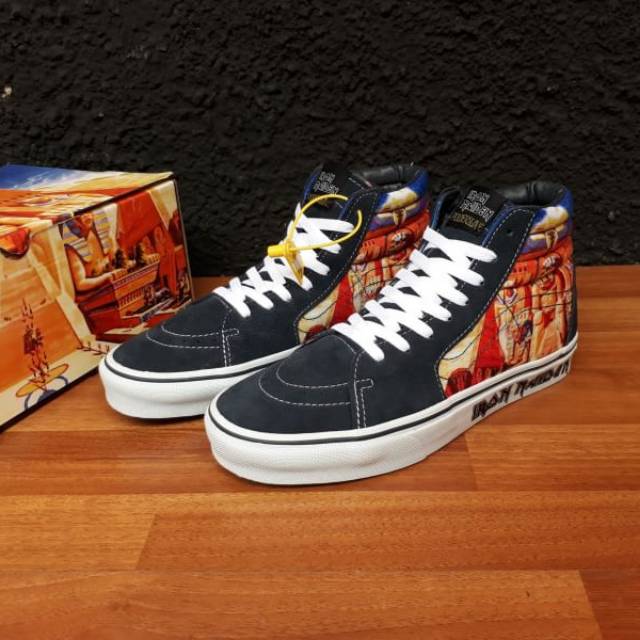  Sepatu  Vans  SK8 High IRON  MAIDEN  Sepatu  Sneakers murah 